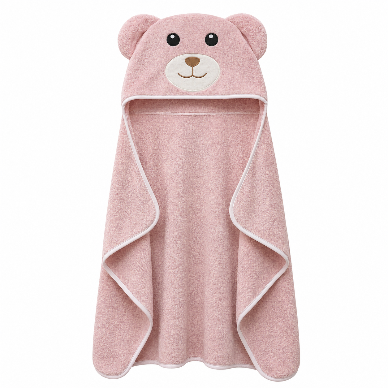 Toalha de Banho com Capuz Comfort Power Sec Cachorro Rosa - Laço Bebê