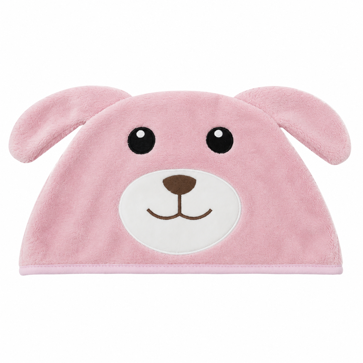 Toalha de Banho com Capuz Comfort Power Sec Cachorro Rosa - Laço Bebê