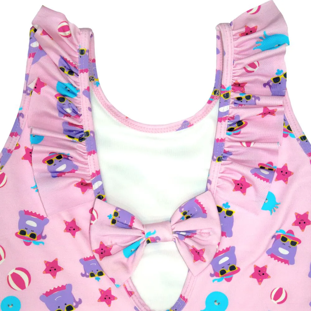 Maiô Infantil Baleia Willo Rosa - Marckids