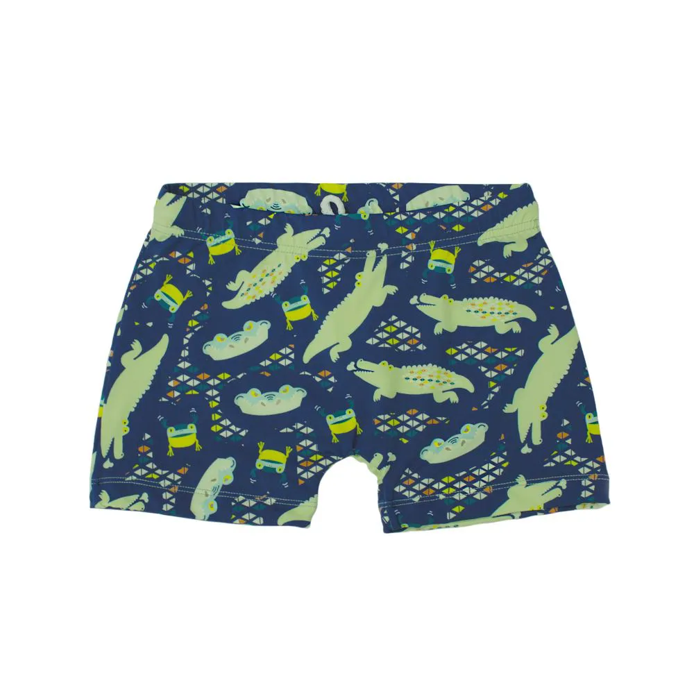 Sunga Infantil Répteis da Selva Marinho - Marckids