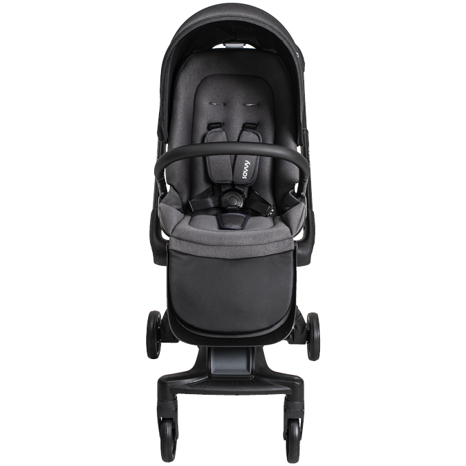 Carrinho de Bebê com Moisés Kiddo Savvy 360° Preto