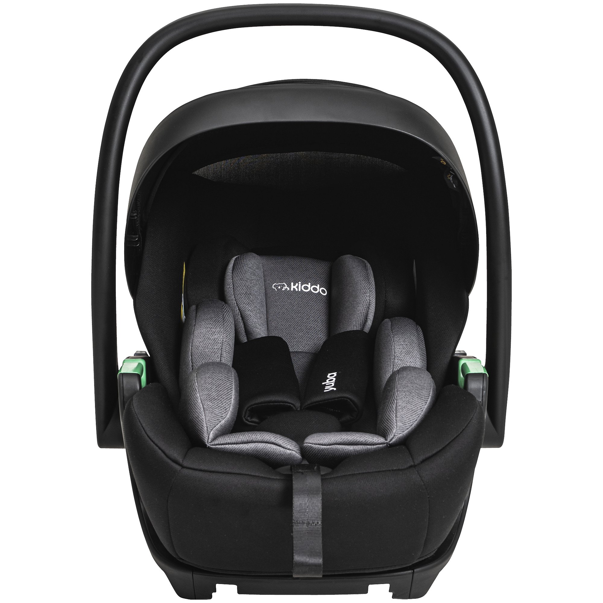 Carrinho de Bebê Kiddo Savvy 360° + Moisés + Bebê Conforto Yuba + Base Preto
