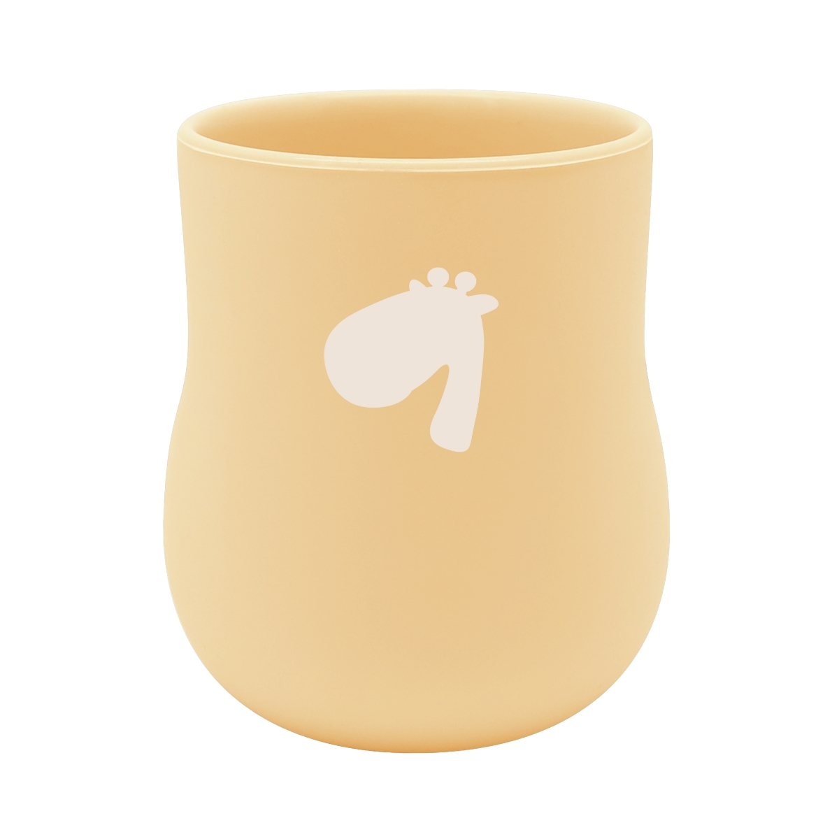 Copo Anatômico em Silicone 120ml Amarelo Manteiga - Marcus & Marcus