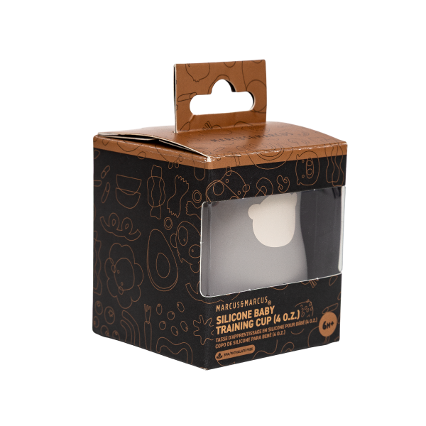 Copo Anatômico em Silicone 120ml Cinza - Marcus & Marcus