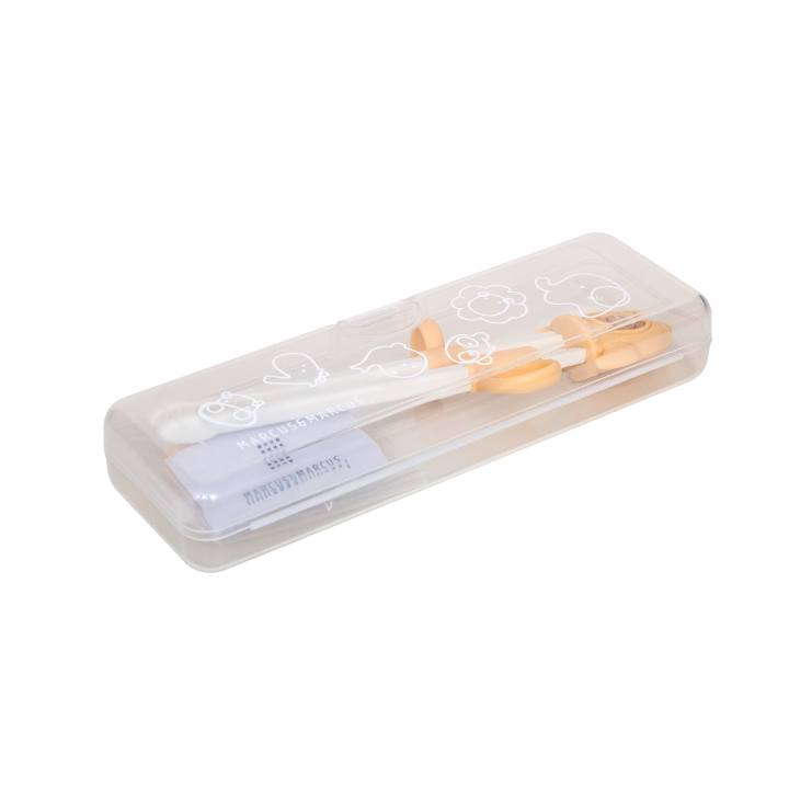 Hashi Infantil Para Treinamento Kids Com Case Amarelo Manteiga - Marcus & Marcus