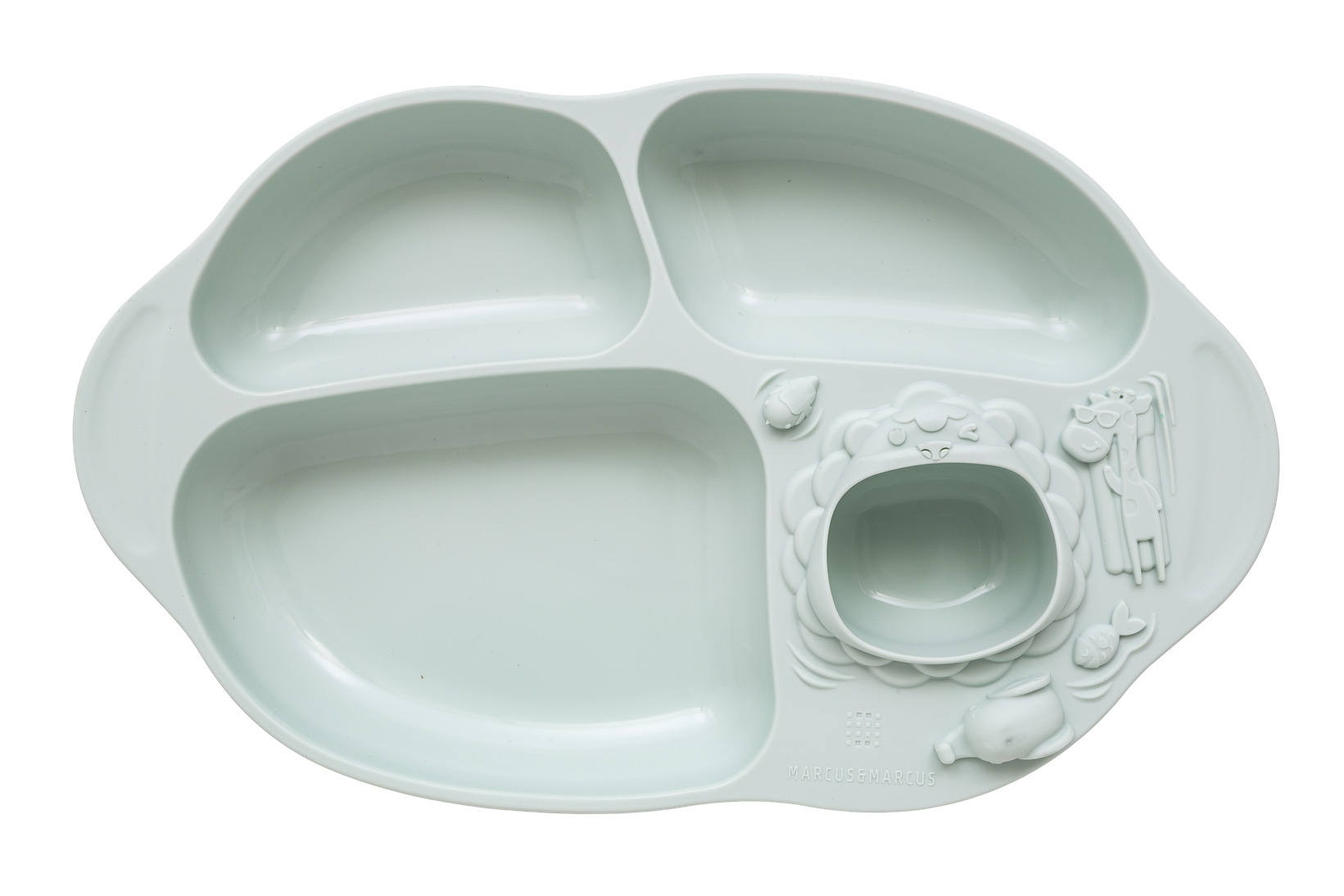 Kit Alimentação Elefante Ollie Verde Menta - Marcus & Marcus