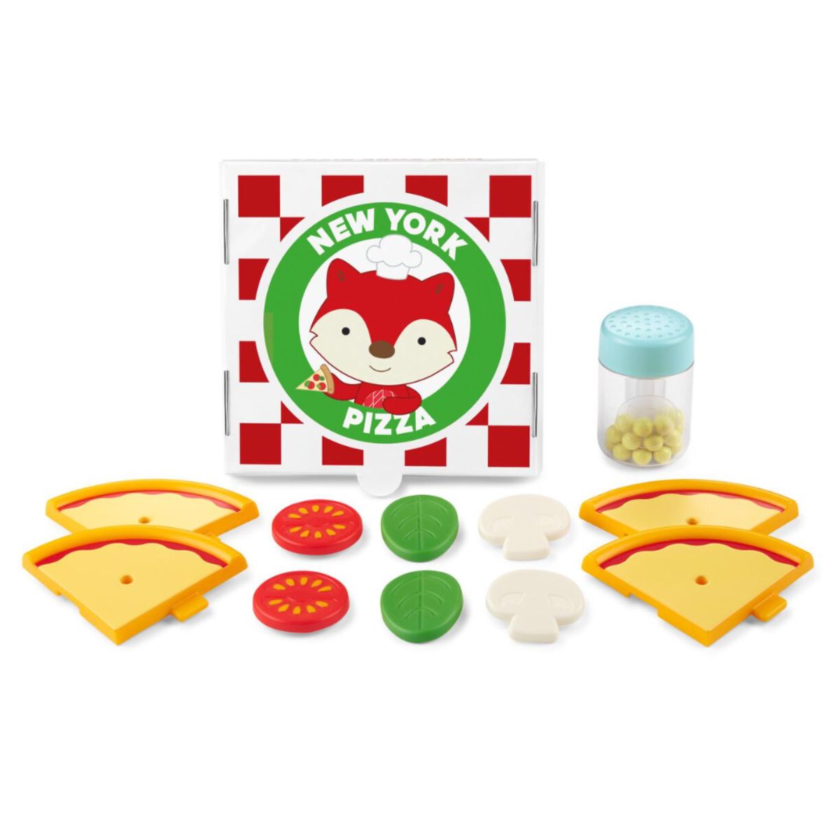 Brinquedo Infantil Pizza Interativa Raposinha ZOO® 12 Peças - Skip Hop