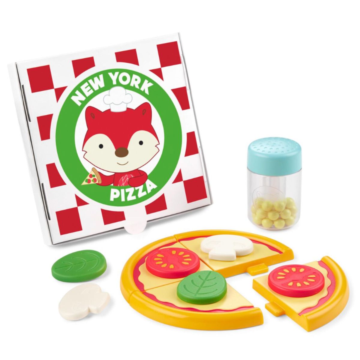 Brinquedo Infantil Pizza Interativa Raposinha ZOO® 12 Peças - Skip Hop