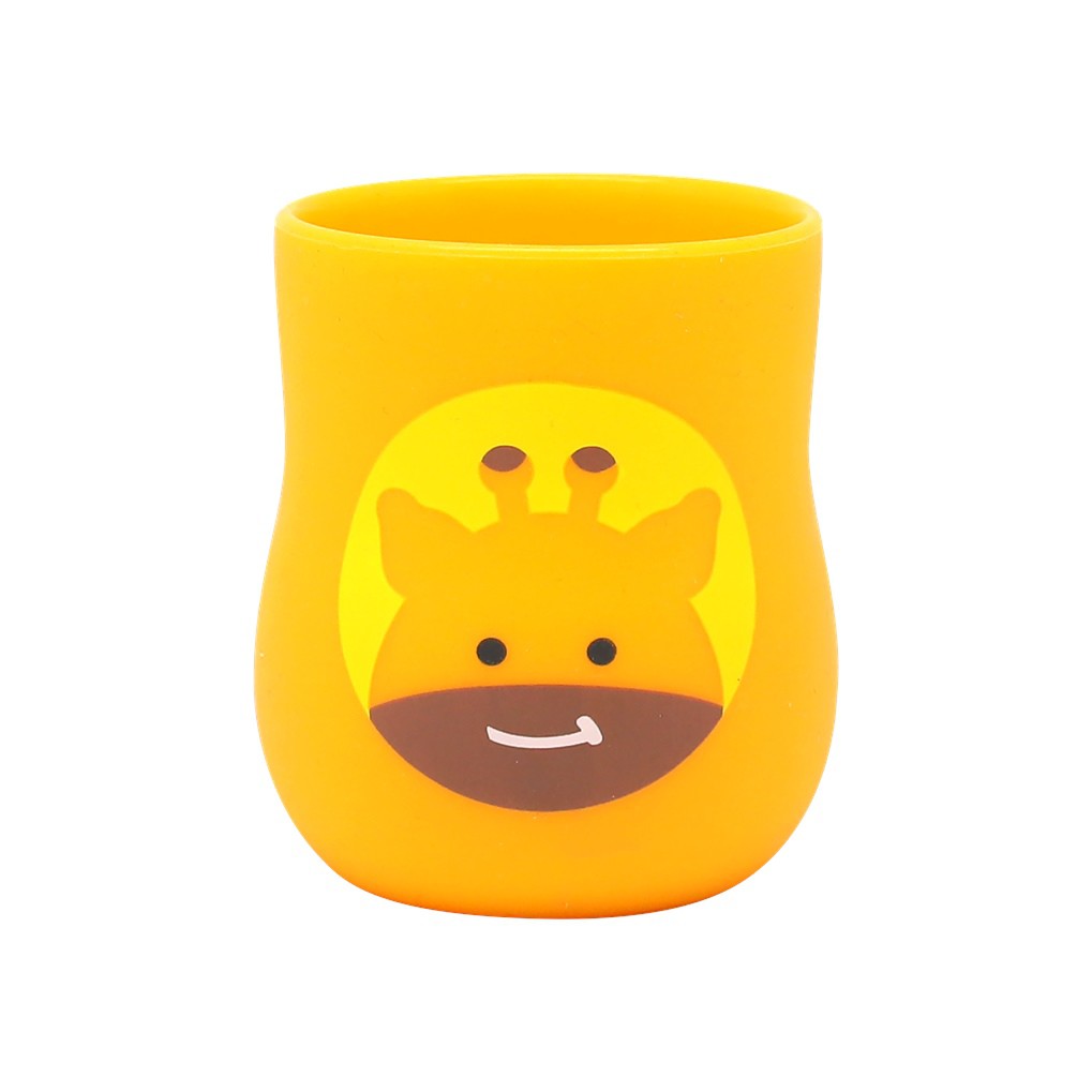 Baby Open Box - Copo Anatômico em Silicone 120ml Girafa - Marcus & Marcus