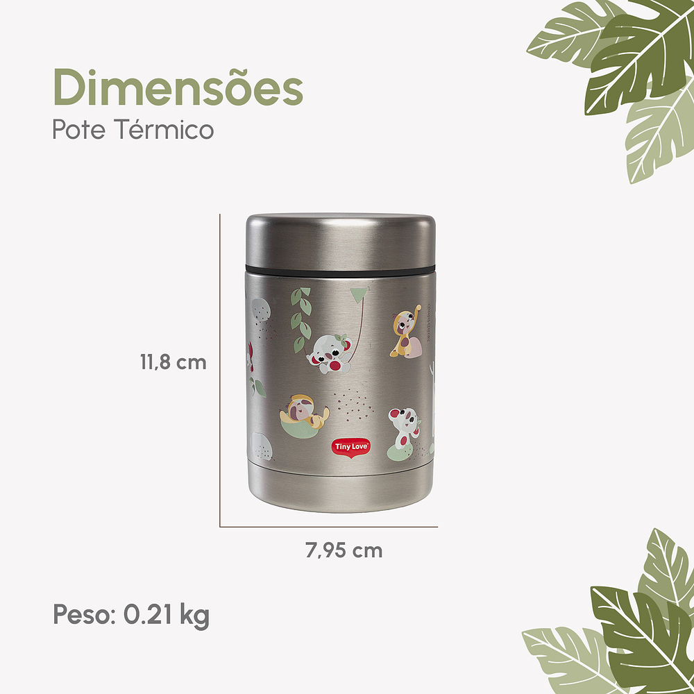 Pote Térmico Infantil Tiny Love Boho Chic 300ML em Inox