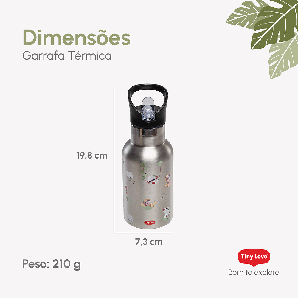 Garrafa Térmica Infantil Tiny Love Boho Chic 350ML em Inox