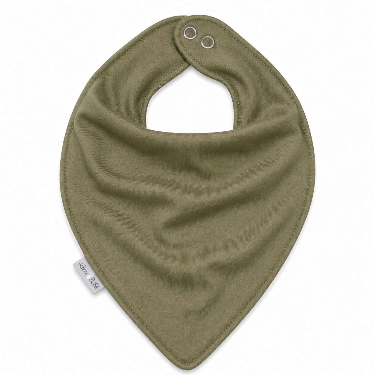 Babador Bandana Bamboo Laço Bebê - Verde