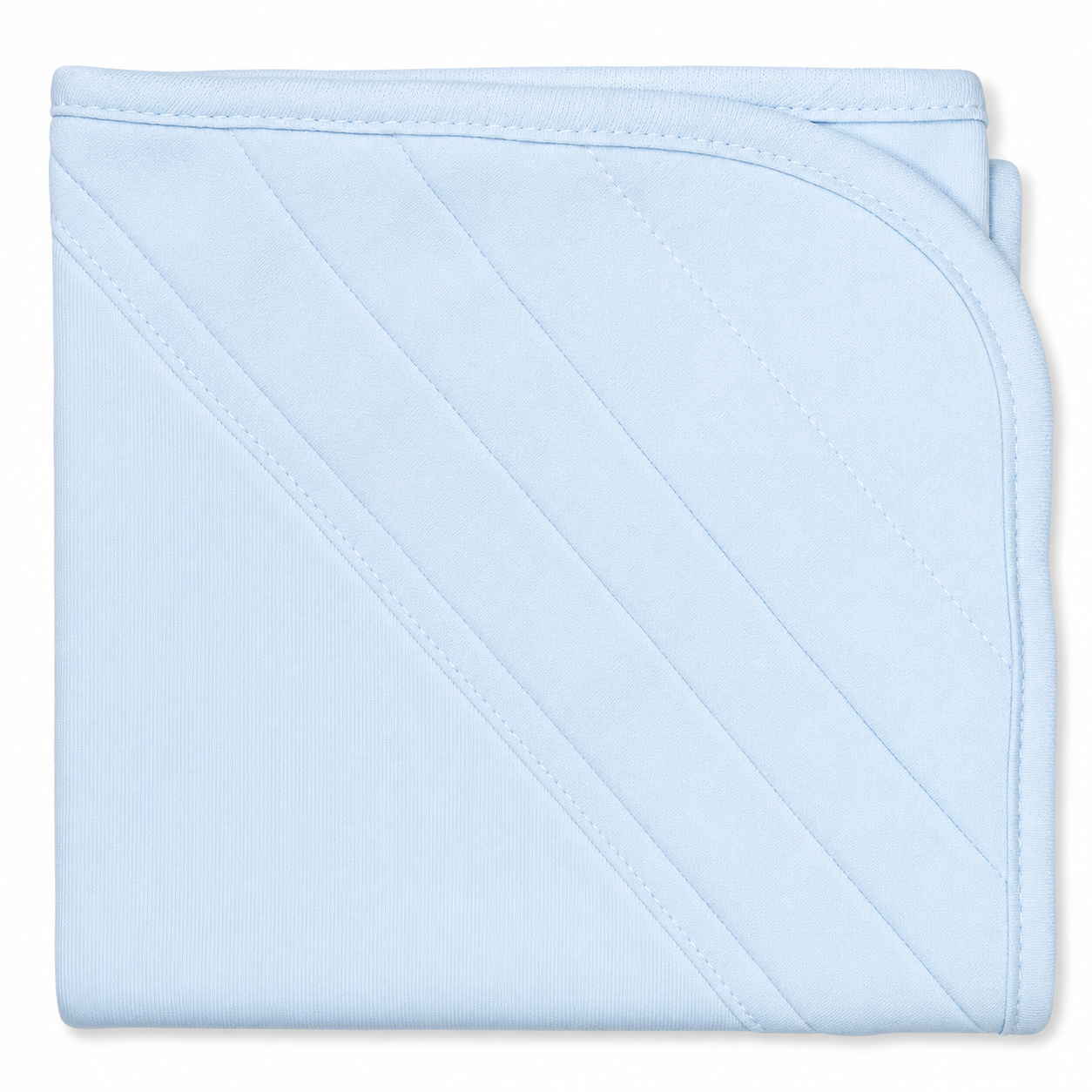 Manta Blanket Bebê 100% Algodão Laço Bebê - Azul Bebê
