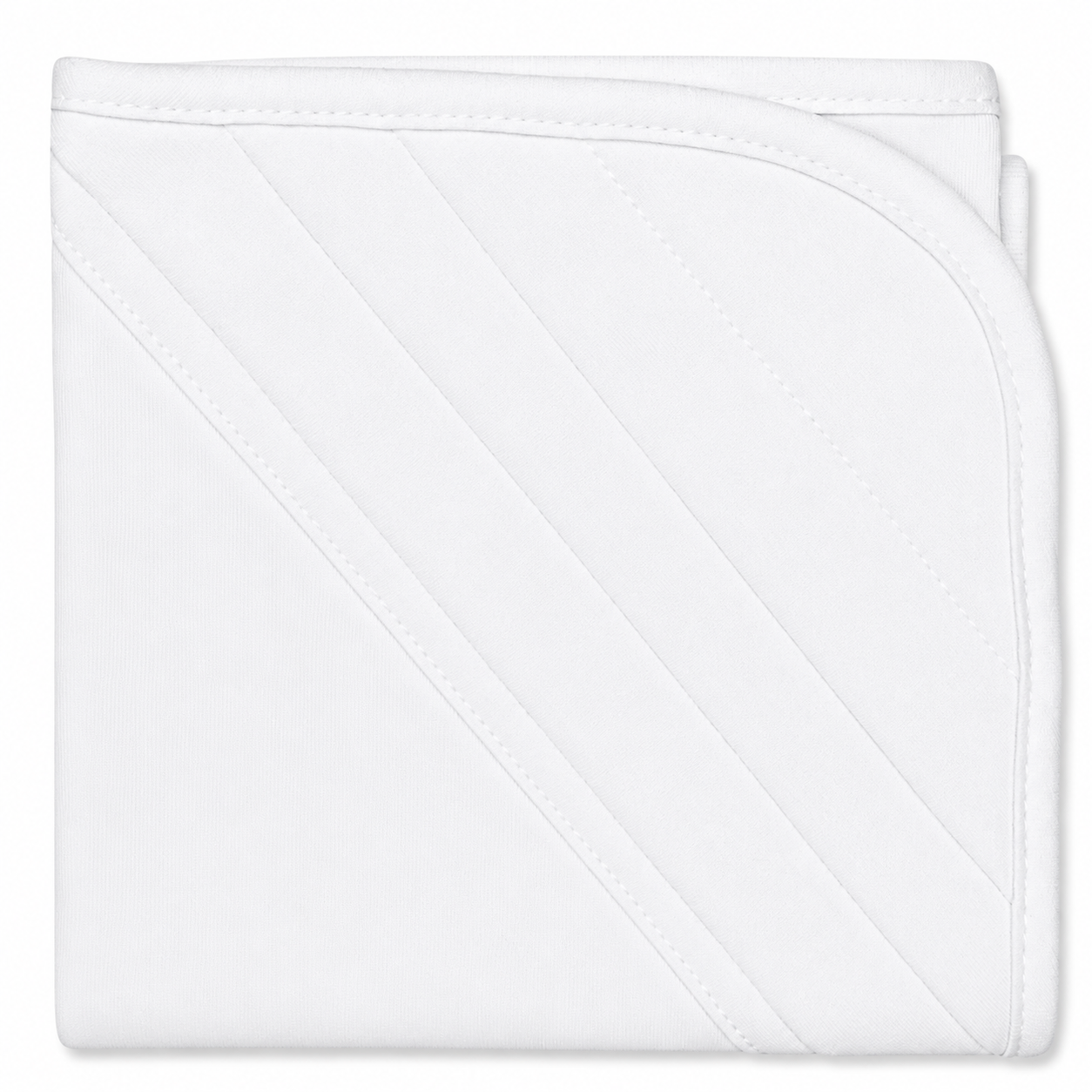 Manta Blanket Bebê 100% Algodão Laço Bebê - Branco