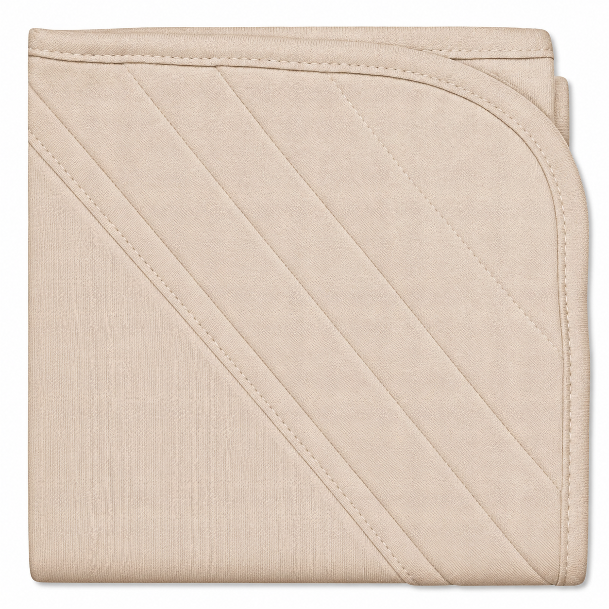 Manta Blanket Bebê 100% Algodão Laço Bebê - Bege