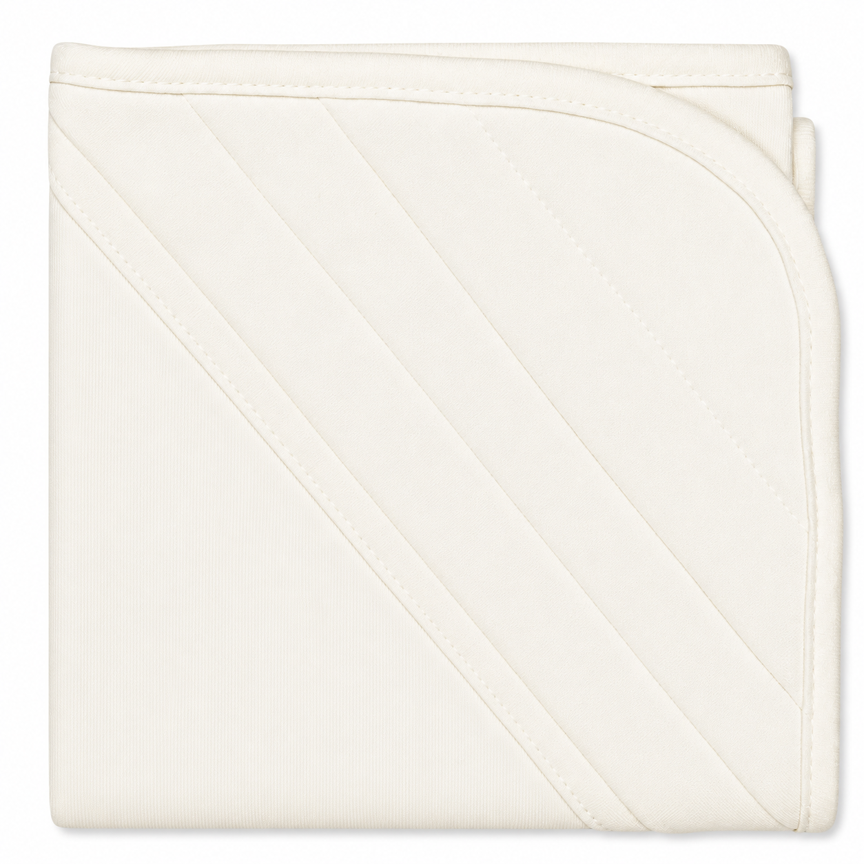 Manta Blanket Bebê 100% Algodão Laço Bebê - Off White