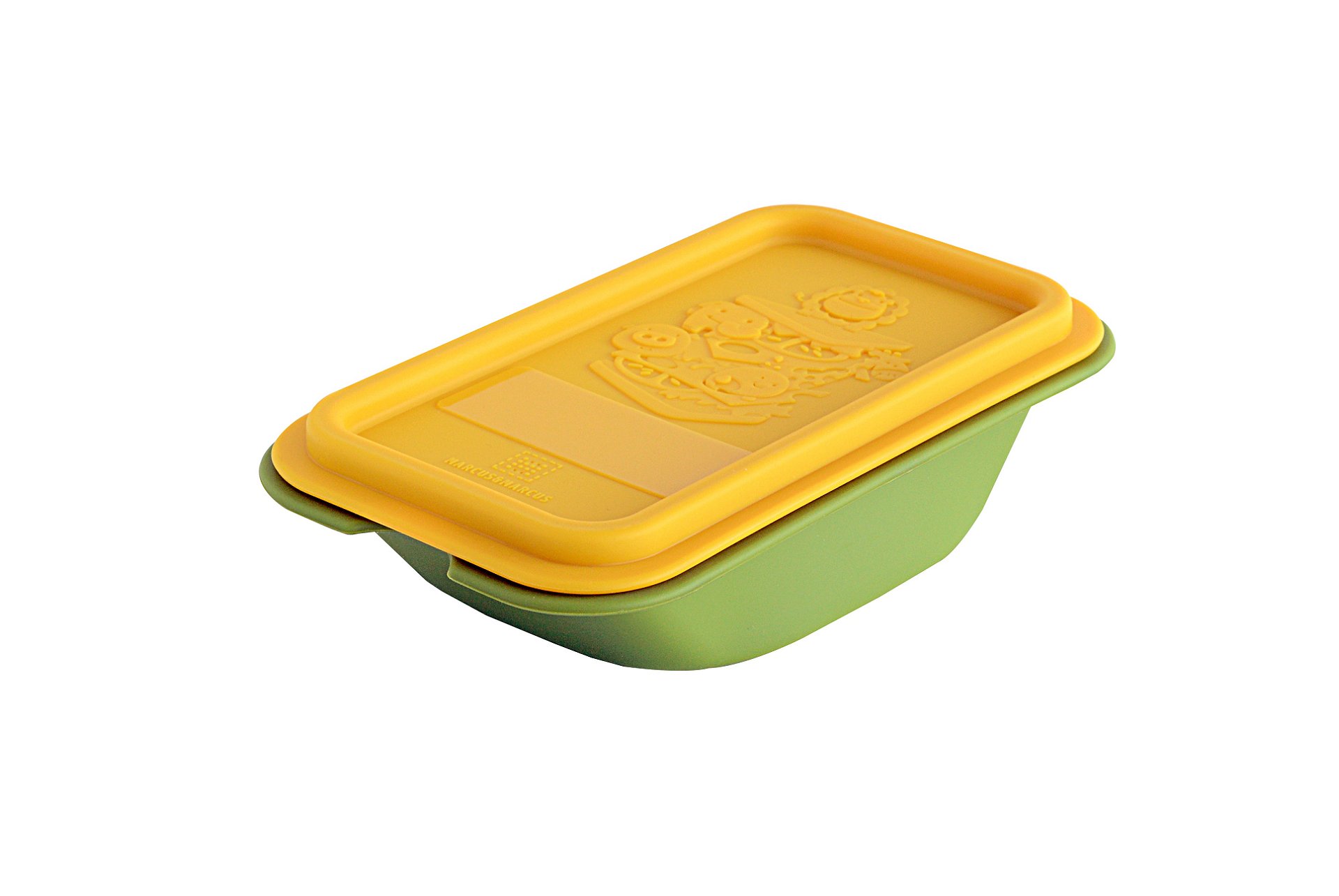 Porta Sanduíche em Silicone Girafa Lola Amarelo - Marcus & Marcus