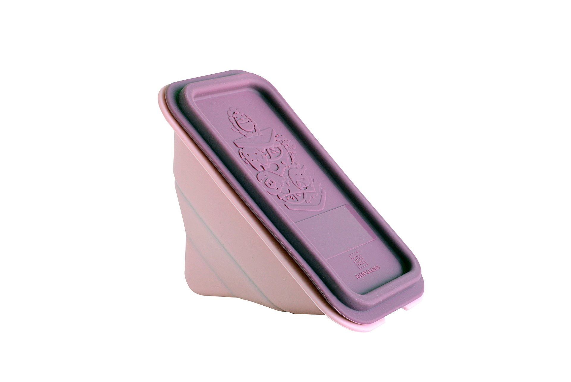 Porta Sanduíche em Silicone Porquinha Pokey Rosa - Marcus & Marcus