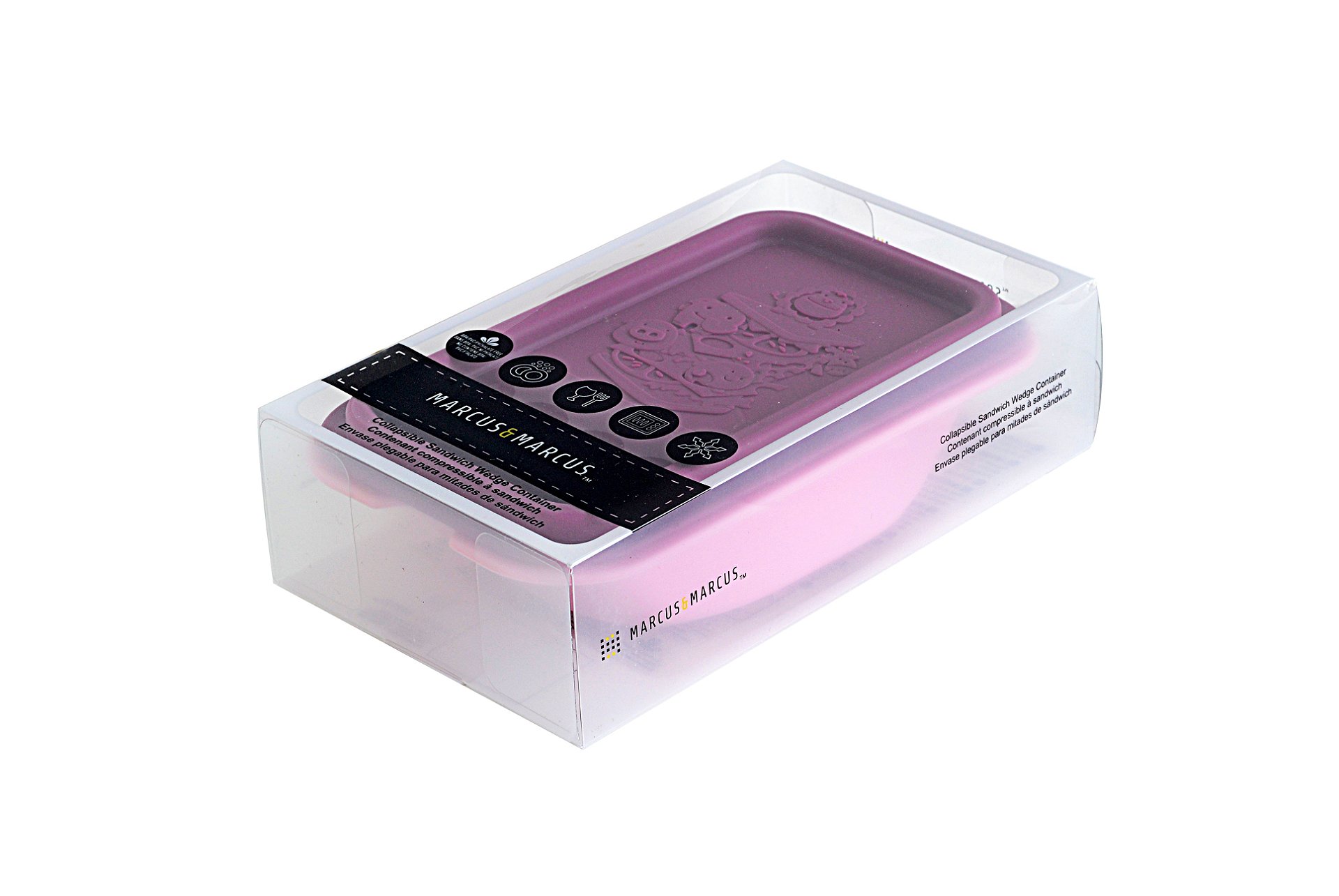 Porta Sanduíche em Silicone Porquinha Pokey Rosa - Marcus & Marcus