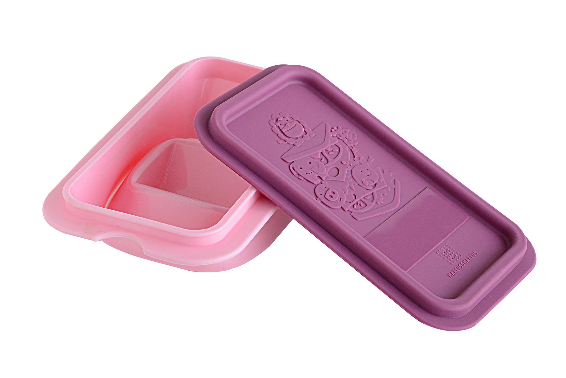 Porta Sanduíche em Silicone Porquinha Pokey Rosa - Marcus & Marcus