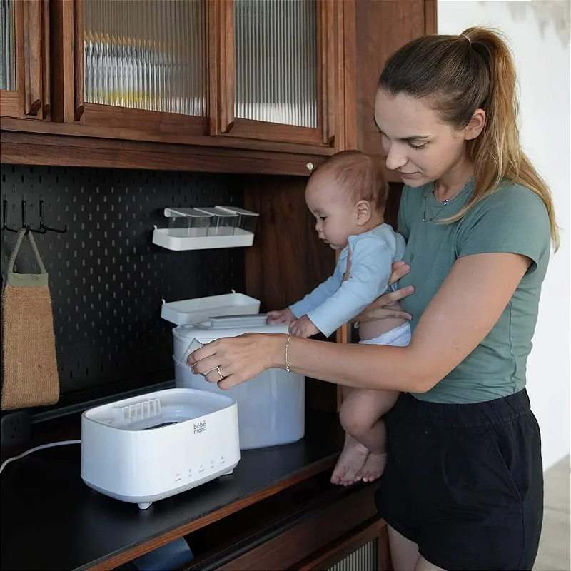 Baby Open Box - Esterilizador e Secador à Vapor 220V Branco - Bébémarc