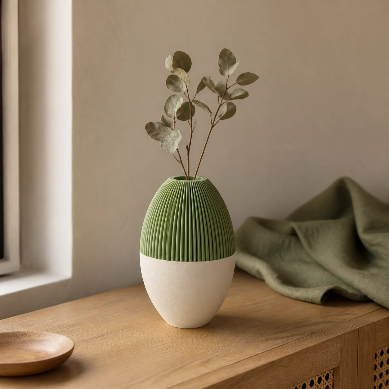 Vaso Geométrico Nórdico Bicolor Julian Criandê
