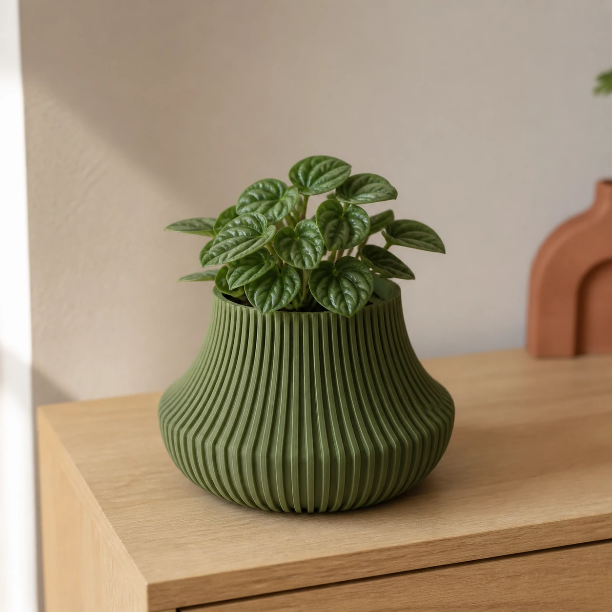 Vaso de Planta Canelado Japandi Aurora Criandê