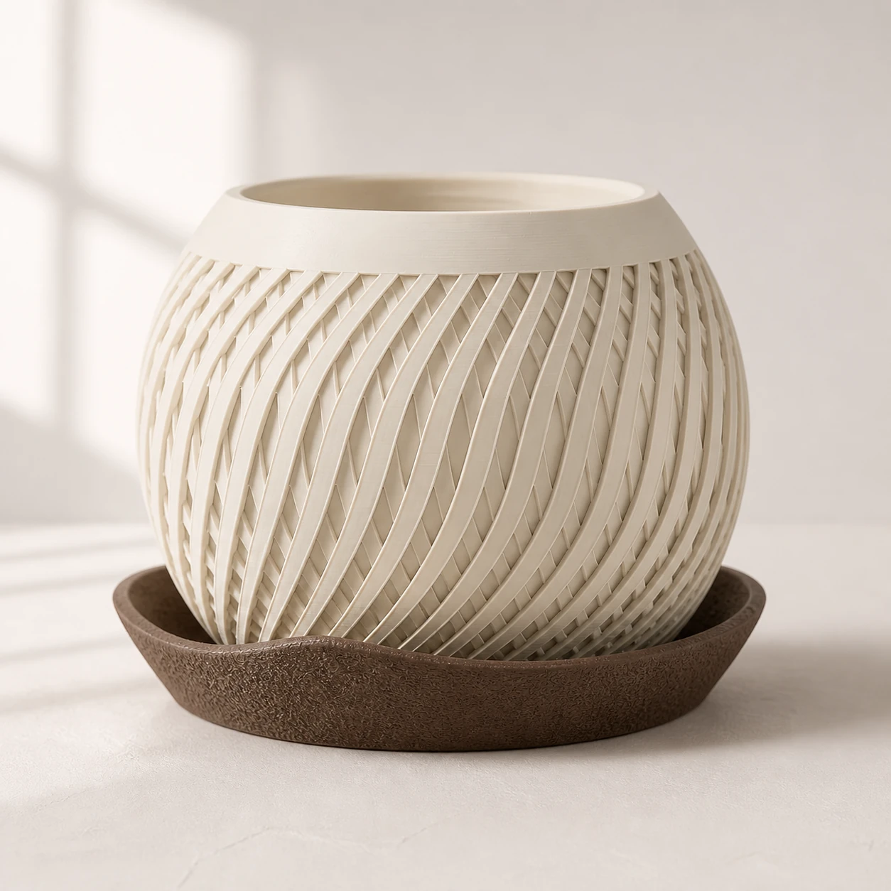 Vaso de Planta Espiral Torcido Marty Criandê