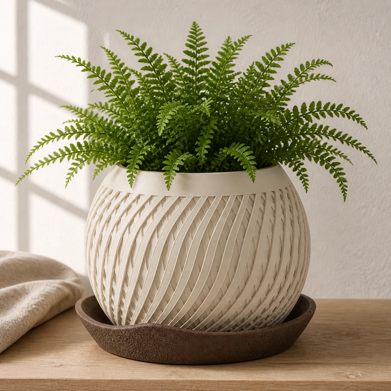 Vaso de Planta Espiral Torcido Marty Criandê