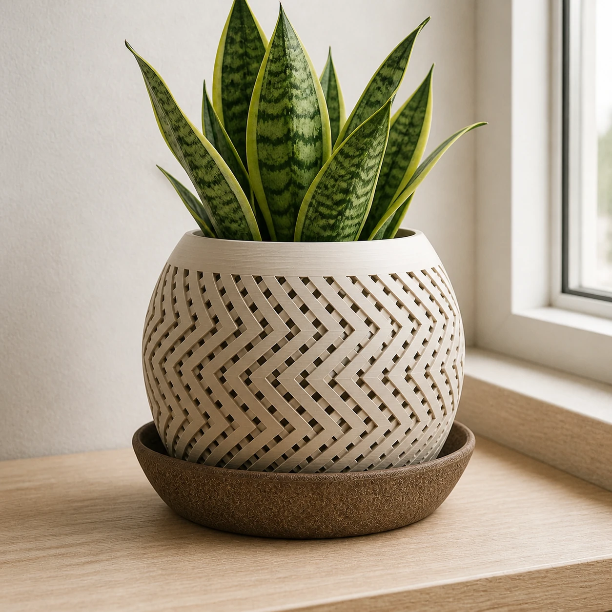 Vaso de Planta Zig Zag Criandê