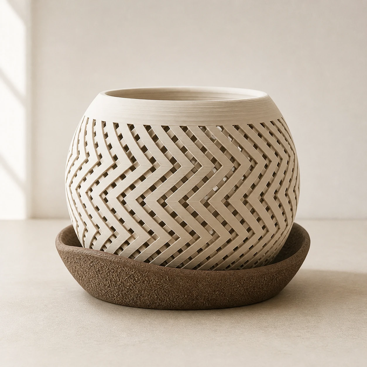 Vaso de Planta Zig Zag Criandê