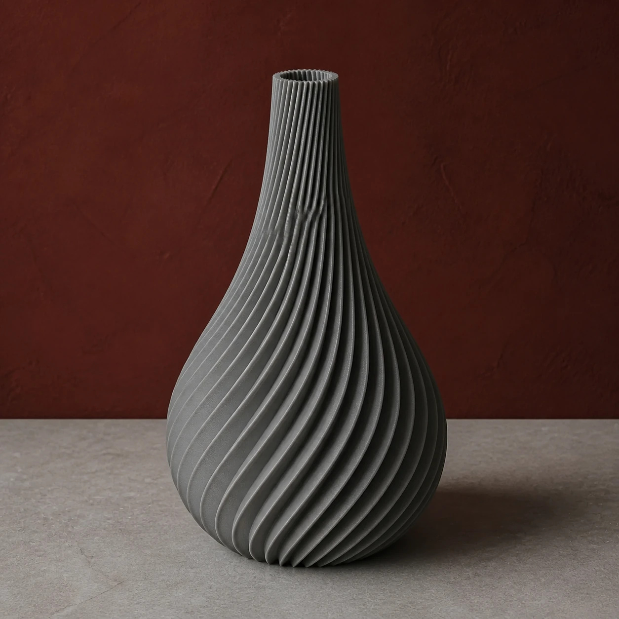 Vaso Espiral Minimalista Japandi Criandê