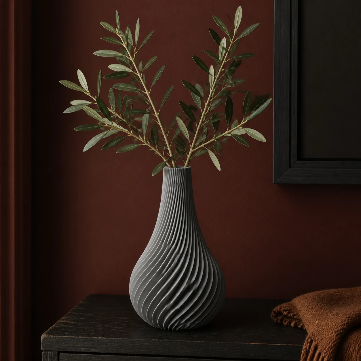 Vaso Espiral Minimalista Japandi Criandê