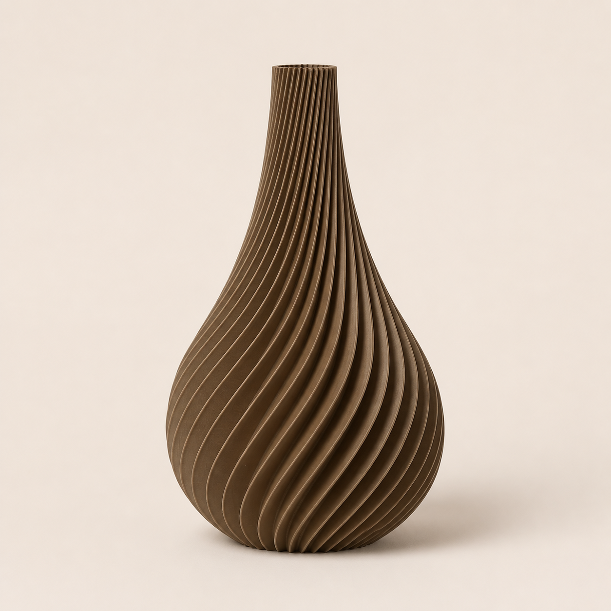 Vaso Espiral Minimalista Japandi Criandê