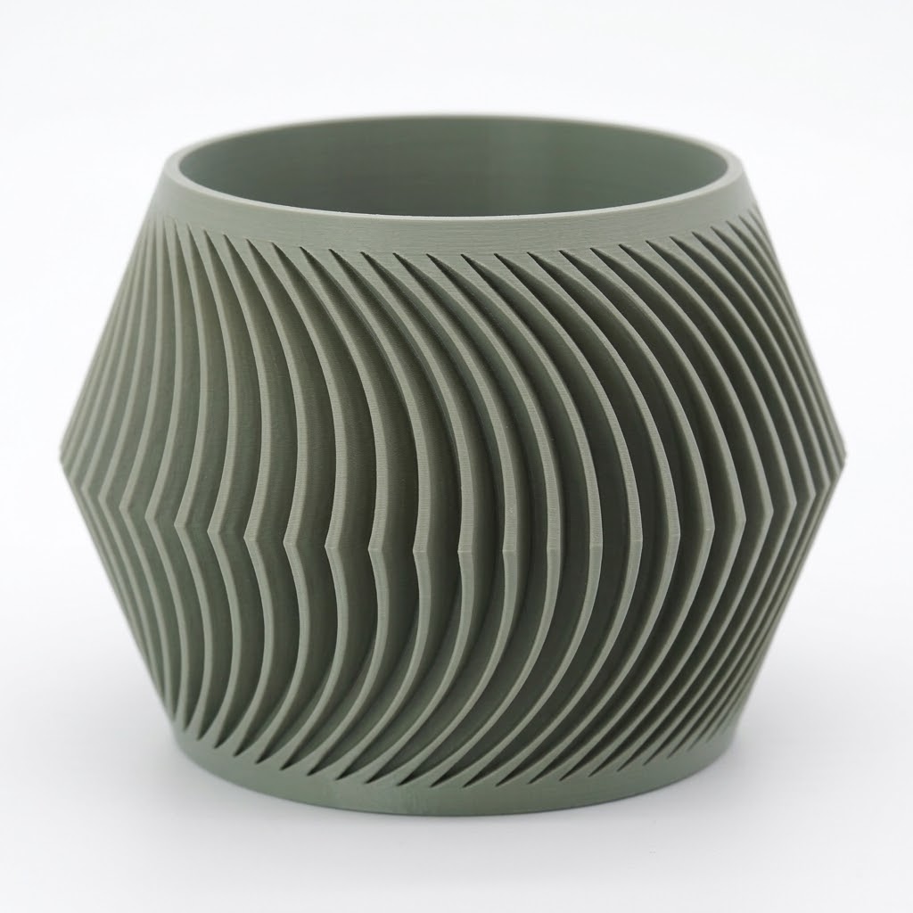 Vaso Ondulado Torcido Paramétrico Criandê