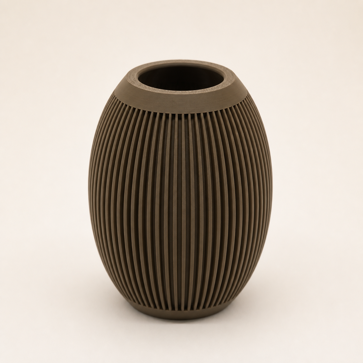 Vaso Ovo Canelado Japandi Criandê
