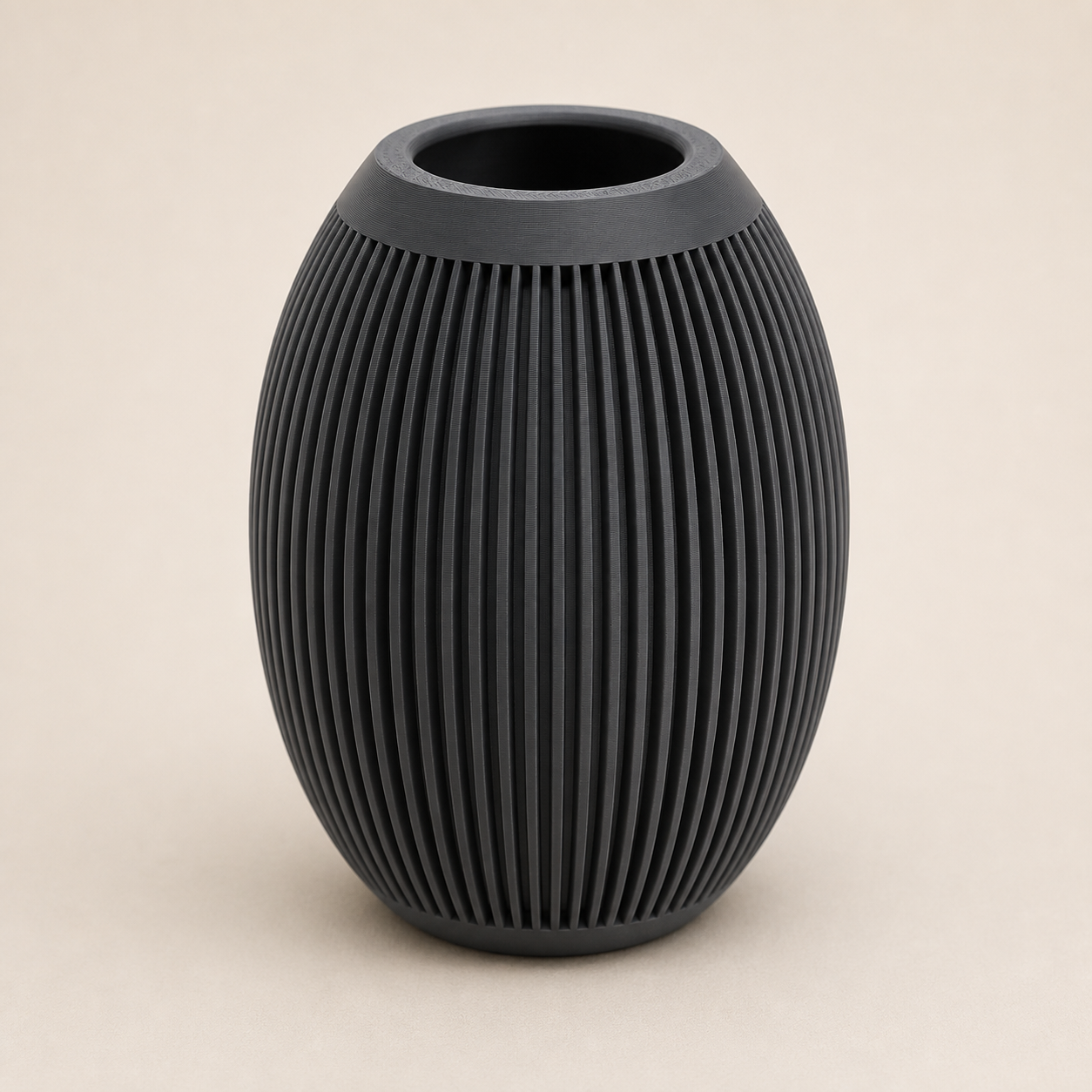 Vaso Ovo Canelado Japandi Criandê