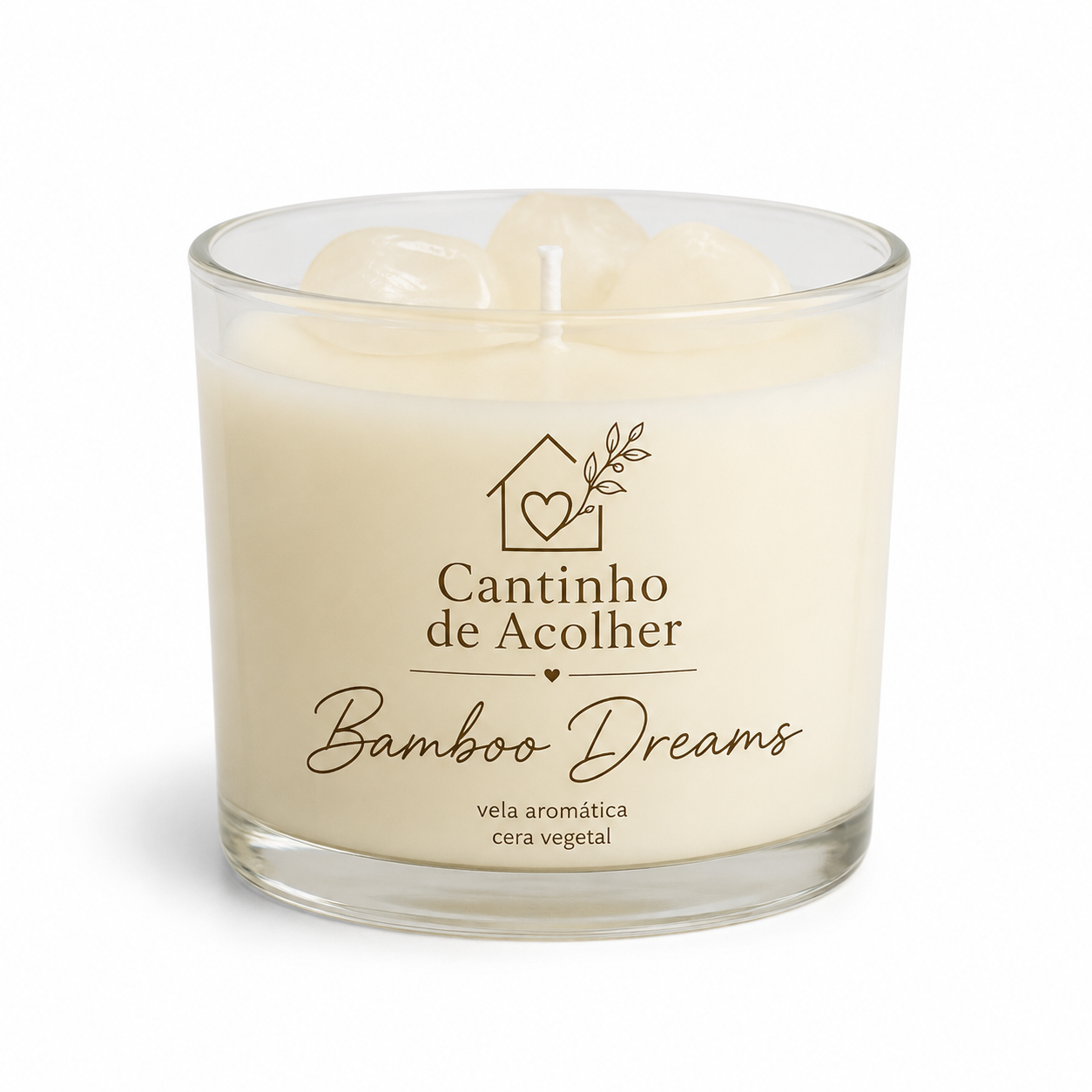 Vela Aromática Bamboo Dreams 120g Cantinho de Acolher - Criandê