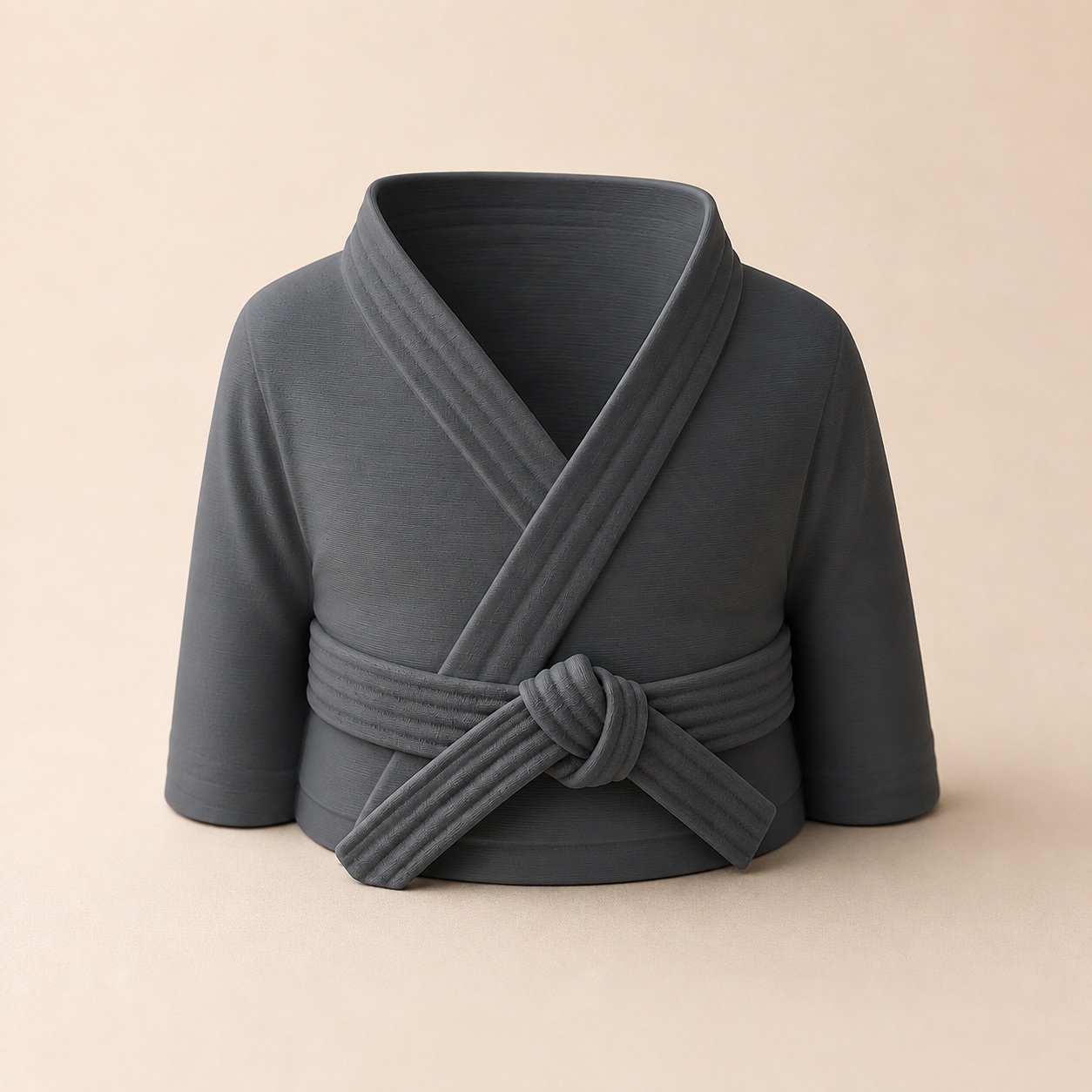 Porta-Canetas Kimono de Karatê Faixa Preta Criandê Cinza