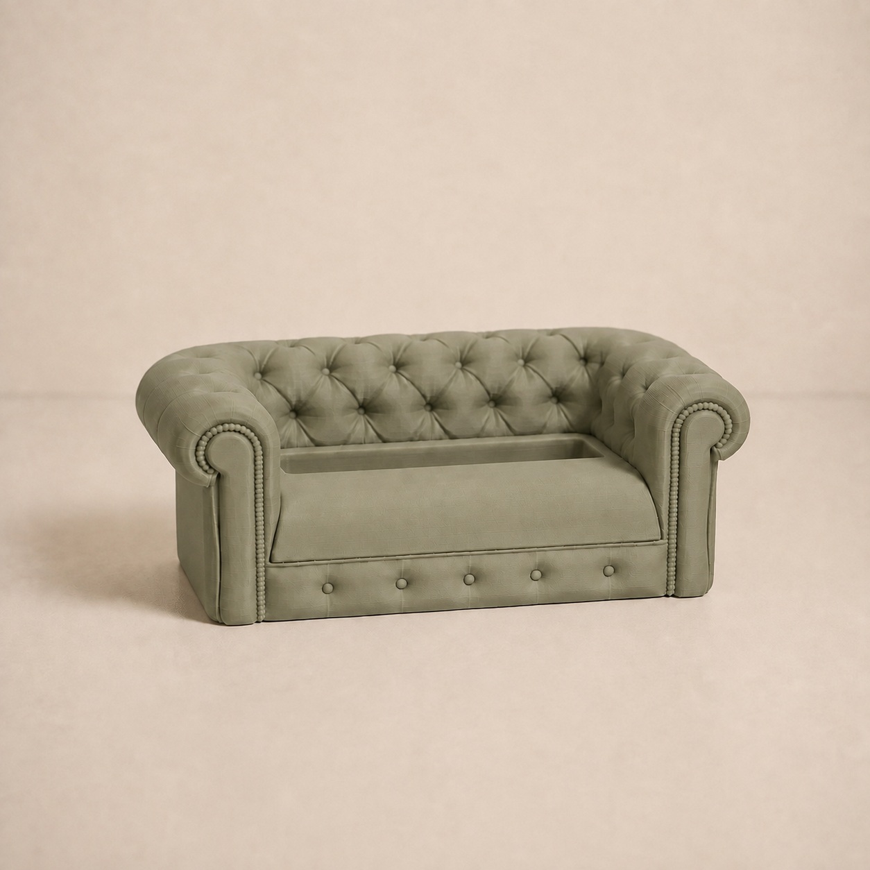 Suporte de Celular Sofá Chesterfield Criandê Wood Gold