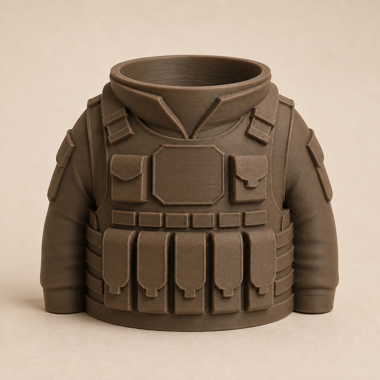 Porta-Canetas Colete Tático Militar Criandê Wood