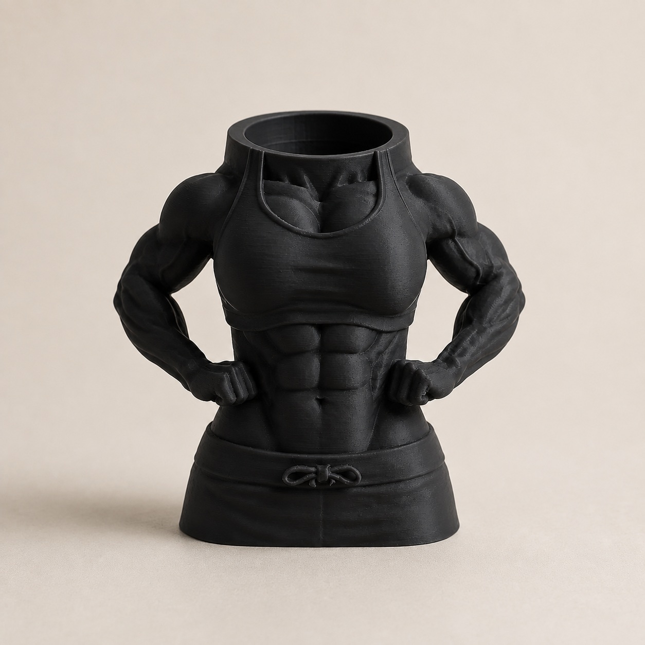 Porta-Canetas Corpo Fitness Feminino Criandê Preto