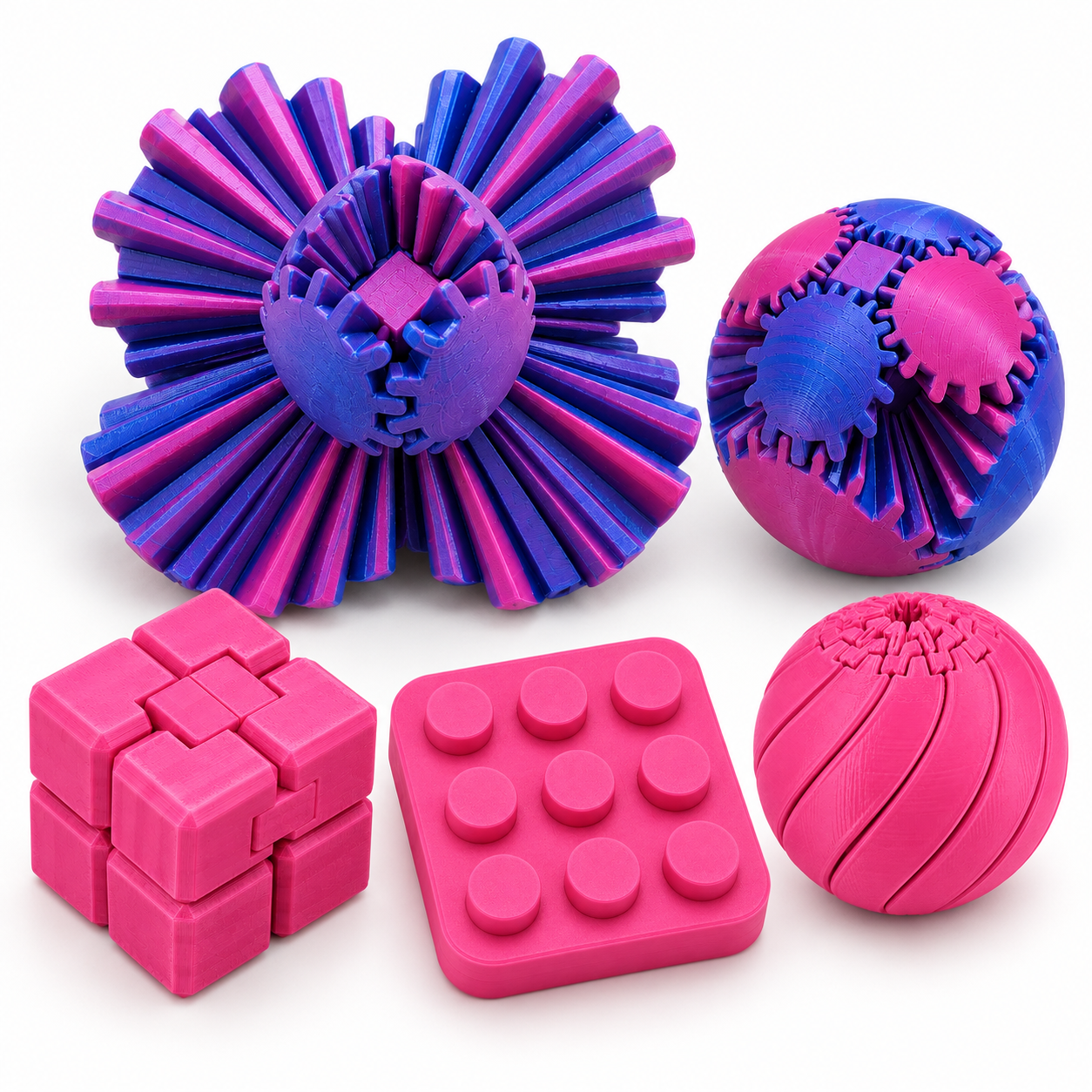 Kit Sensorial Antiestresse Criandê com 4 Fidget Toys | Kit Zen