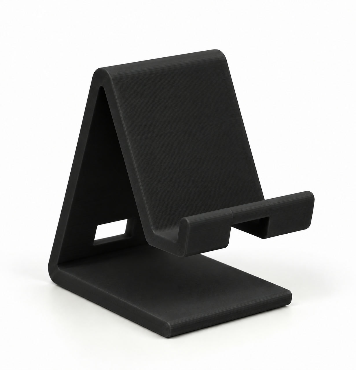 Suporte para Celular com Passagem para Cabo Criandê Preto