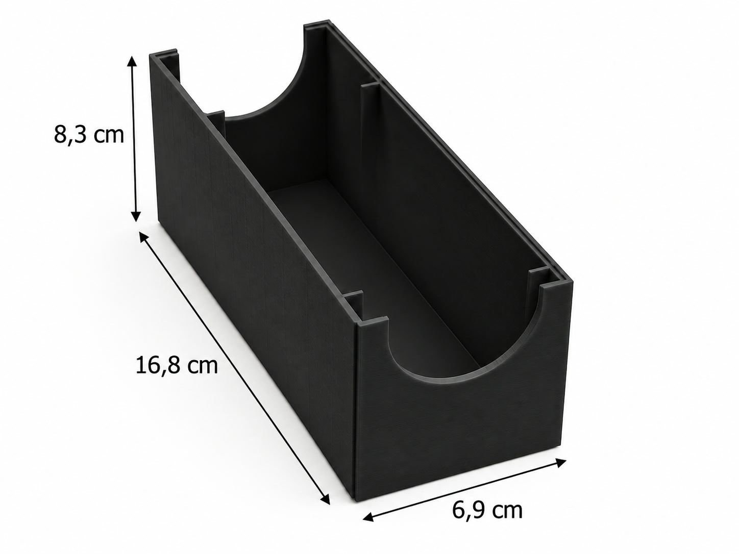 Porta Sachês de Chá Modular Criandê Preto
