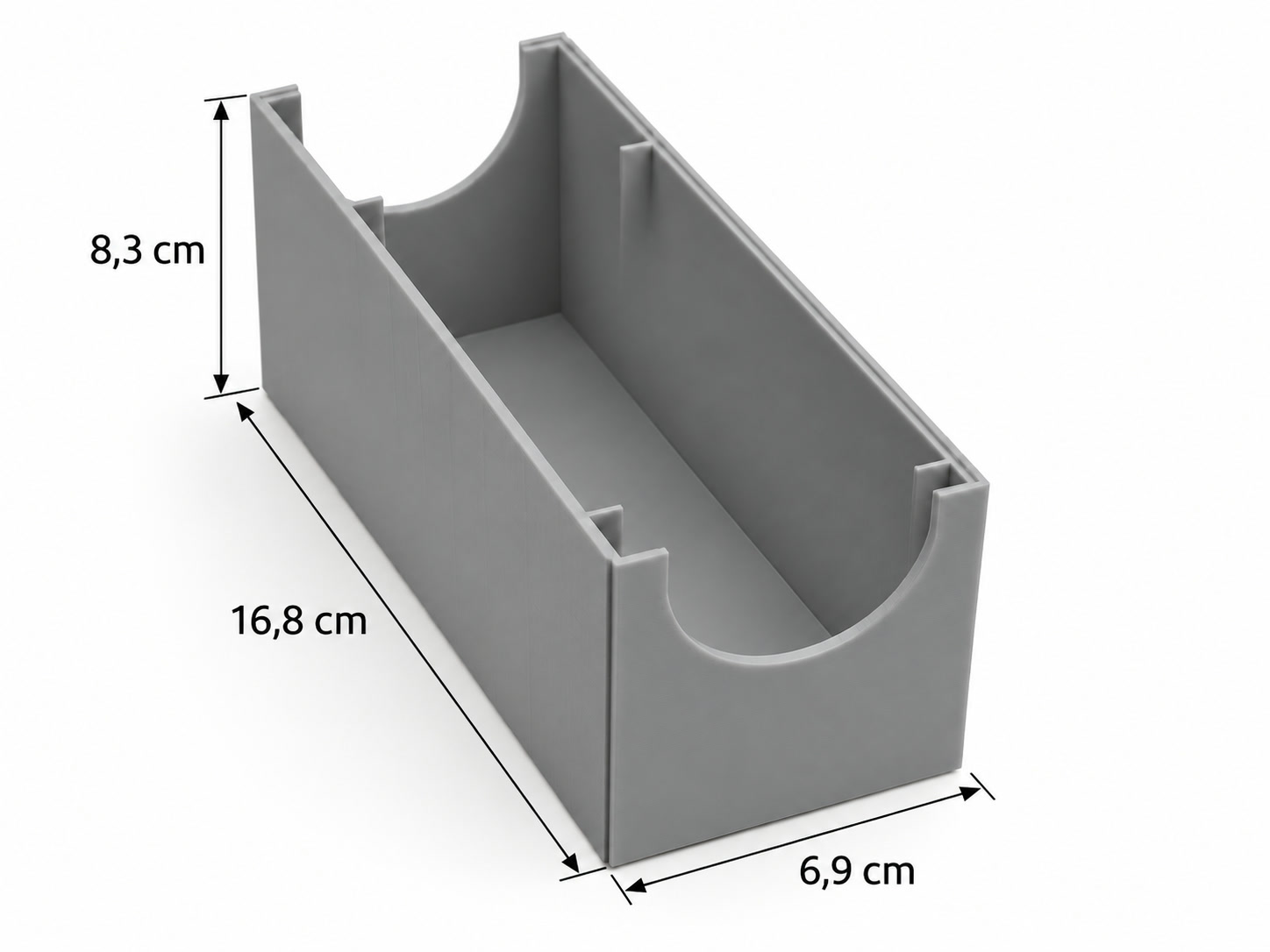 Porta Sachês de Chá Modular Criandê Cinza