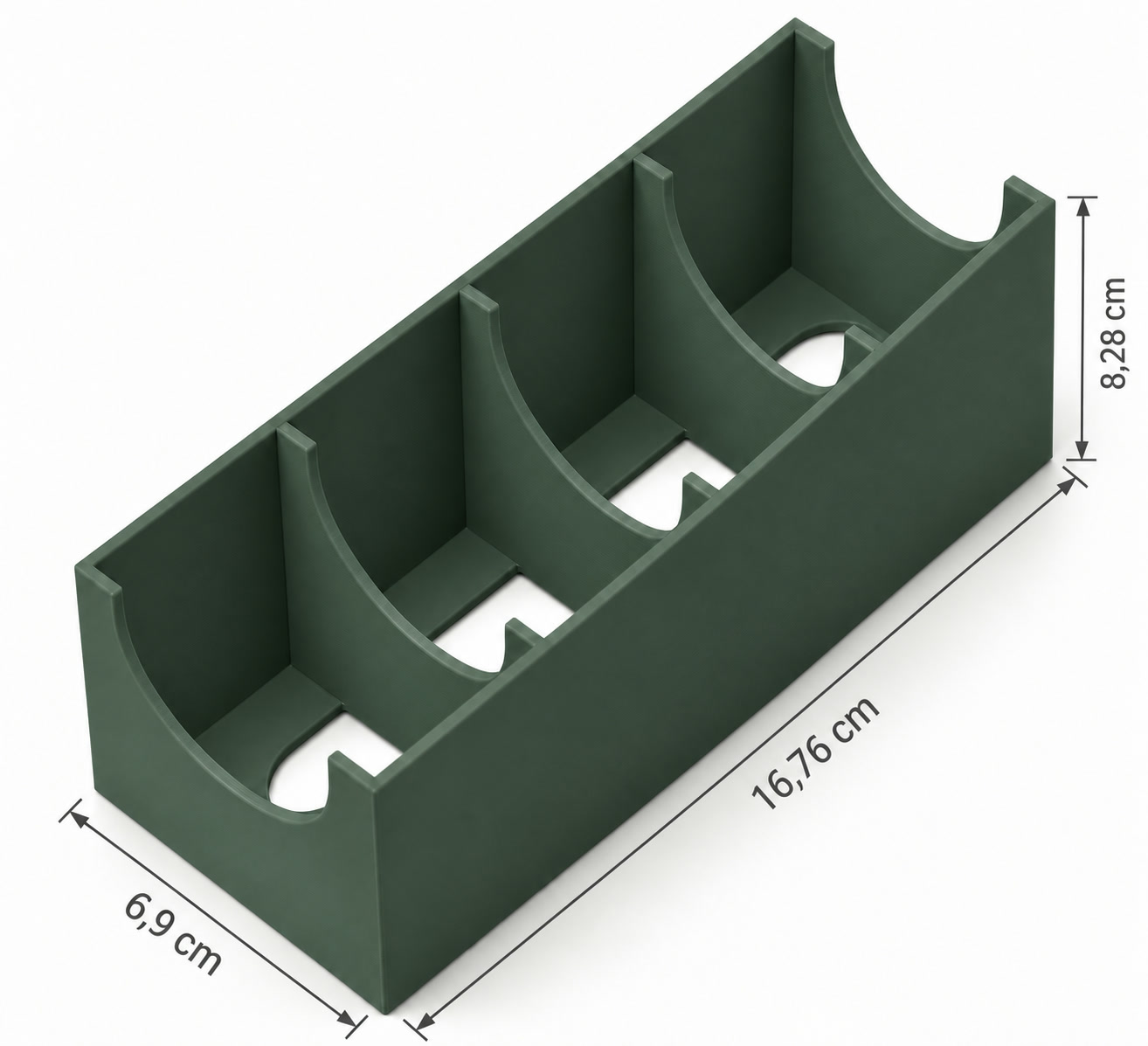 Porta Sachês de Chá Modular Criandê Verde