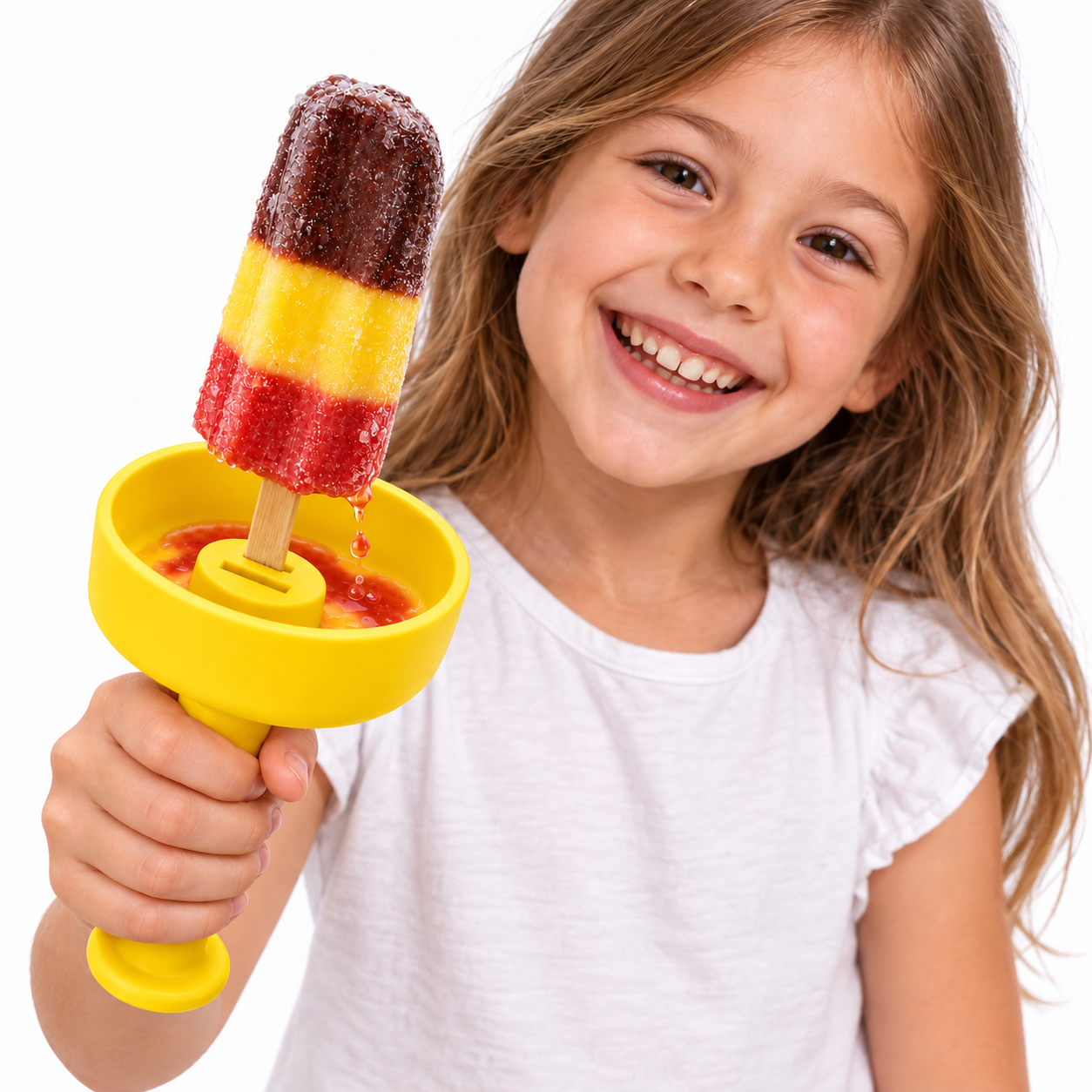 Suporte para Picolé com Coletor Antipingos – Criandê