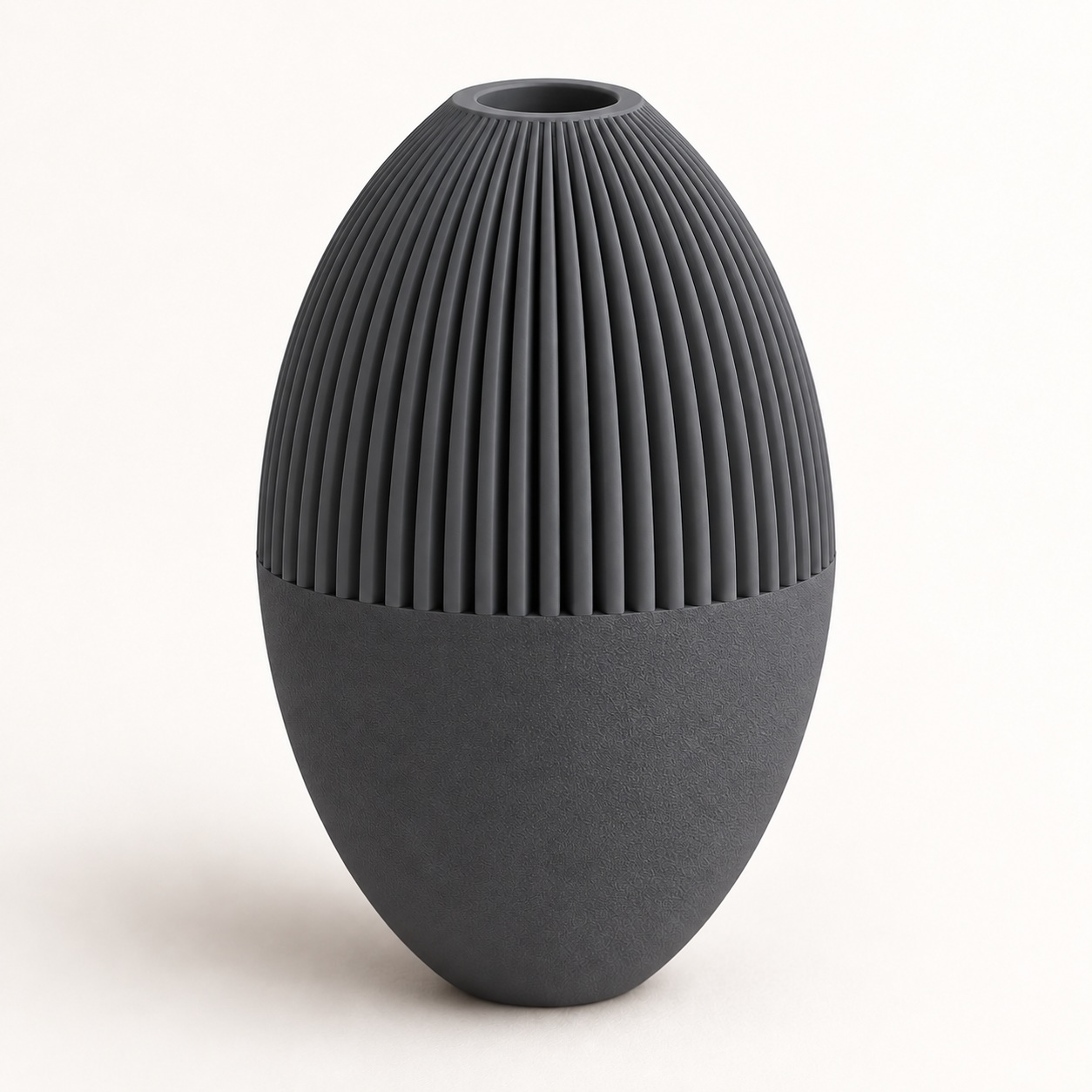 Vaso Julian Geométrico Criandê Cinza