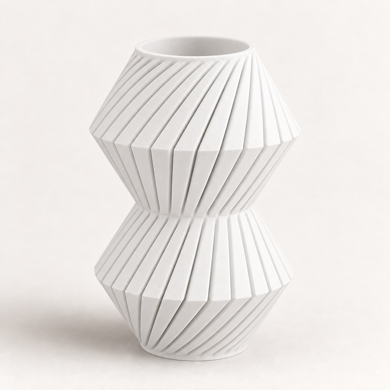 Vaso Roby Torcido Criandê Branco